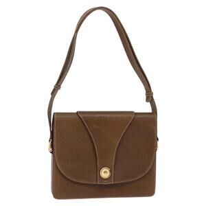 Gucci Leather Shoulder Bag Gold